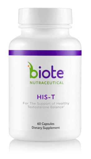 [BRSROATYOYBAIE3B] Biote Nutraceuticals - HIS-T - Healthy Testosterone Balance Support for Men (60 Capsules)