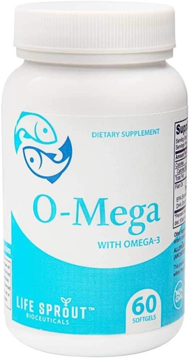 [BRSWYYITAQFGGHTZ] O-Mega with EPA/DHA Enteric Omega-3 Fatty Acids - 60 Capsules
