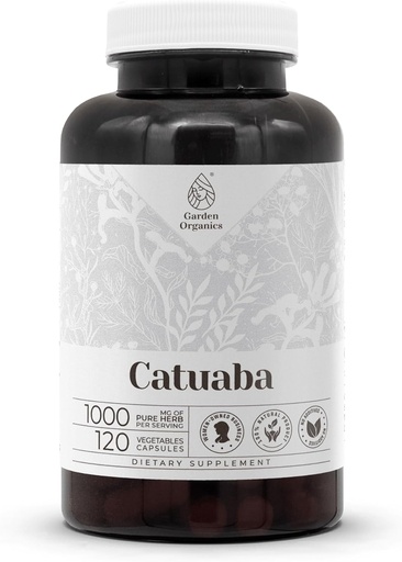 [BRSROZLQOB5AEF3G] Catuaba 120 Capsules | High-Potency Herbal Dietary Supplements | Made with Vegetable Capsules and Catuaba (Trichilia catigua, Erythroxylum vacciniifolium) Dried Bark (120 Count)