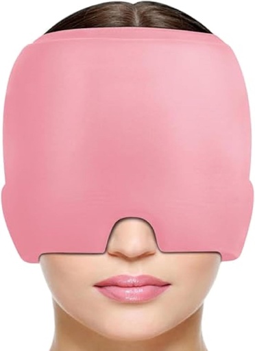 [BRSRAHQ7DINAMAA4] Migräne Kopfschmerzen Relief Cap, Migräne Relief Cap Hot & Kalte Therapie Hangover Hut Maske Odorless Migräne Kopfschmerzen Hut für Puffy Eyes Hangover Tension Sinus & Stress Relief