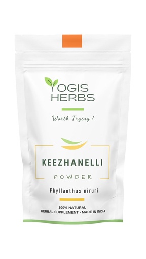 [BRSRAGTRA4IQGEL3] YOGIS HERBS Keezhanelli Powder (Phyllanthus Niruri) | Chanca Piedra Stone Breaker – Liver, Kidney & Gallbladder Support– Fresh & Pure Herbal Supplement (3.5 oz)