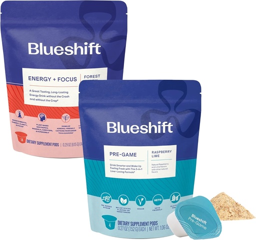 Blueshift Energy + Focus 14 Pack y Pre-Game 14 Pack Bundle