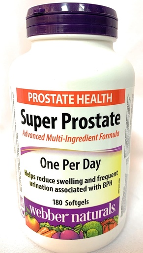 [BRSWGZYTDIMGO3Q3] Webber Naturals Super Prostate One Per Day, 180 softgels