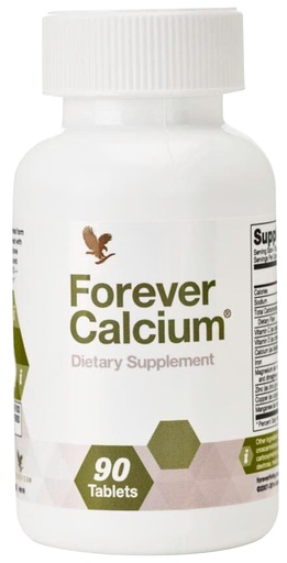 [BRSWIYYADFYQOG3U] Forever Living - Forever Calcium® - Optimal Bone Health Support - Gluten-Free - Di-Calcium Malate Blend, Vitamin D, Magnesium, and Zinc - 90 Tablets