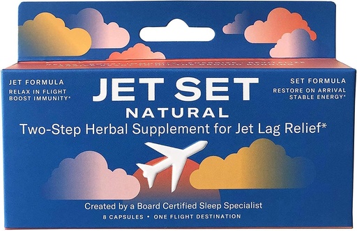 [BRSWGGQNAUIQA3A3] | Jet Lag Remedy for Travel | Sleep Specialist Created | Two Step Jet Lag Relief | Relax in Flight, Energize on Arrival | Travel Must Have | Flight & Travel Essential