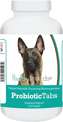 [BRSRMZAKCIIBAALF] Healthy Breeds Belgian Malinois Probiotic Tabs 120 Count