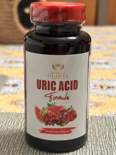 [BRSRAZAYAAMAGYI7] URIC Acid Cleanse Formel - vand retention Relief, vand væk kapsler, Diuretic Pills til vand retention, Selleri frø ekstrakt, urinsyre opløsning, mælk tidsel, gurkemeje - 1 flaske 60 kapsler