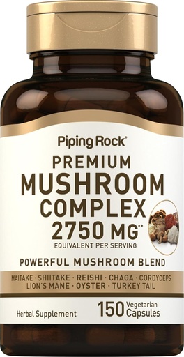 [BRSRMHAZOF5GKFLA] Piping Rock Mshuleru complex Capsules, deposit250 mg Mutz 150 Pills 8 Mshush Extreu la sala d' extracció Synt Herbal suplementari guten-Free, Vegetarian