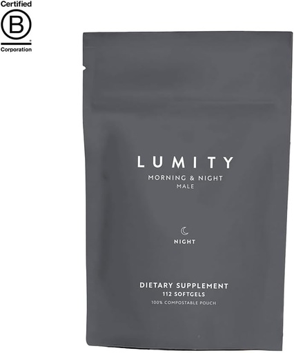 [BRSWYBL3PIGWO3I4] LUMITY Male Advanced Nutritional Supplement Pouches | Improved Endurance, Energy, Alertness, Immune Support & Brain Health | Faster Recovery