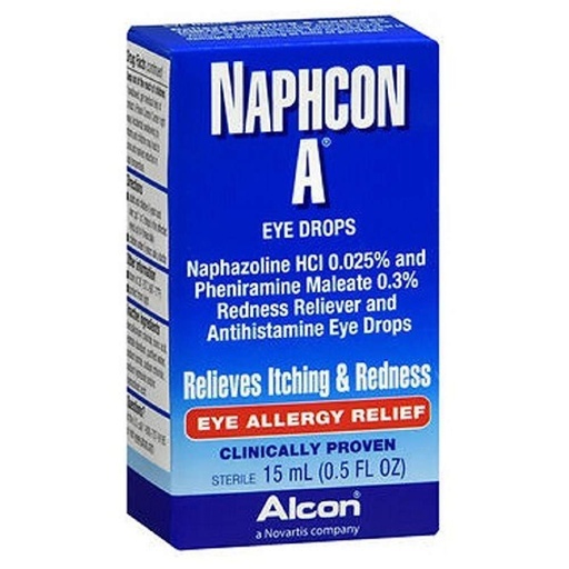 [BRSWIZQIBIEA2ADY] NAPHCON A Eye Drops, 15 ml (Pack of 3)