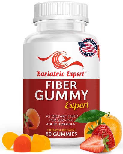 [BRSWG235OV6BEFDO] Bariatric Expert Fiber Vitamin – Fast-Melting Dietary Supplement for Adults Post Bariatric Surgery, 60 Count