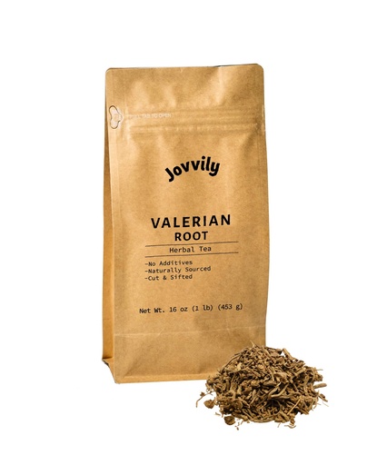 [BRSW2EAHDF7BUDY3] Jovvily Valerian Root - 1 lb - Cut & Sifted - Herbal Tea - No Fillers Or Additives
