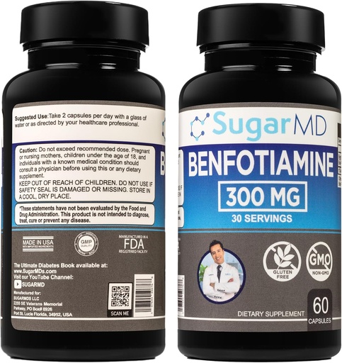[BRSROEIFARYQI3IY] SugarMD Benfotiamine 300 MG