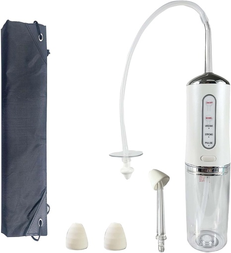 [BRSRM2TROEIBE3I7] Nasal Irrigator - Automatic Sinus Rinse System for Home &amp; Travel - 3 Irrigation Modes - Adult Nose Cleaner