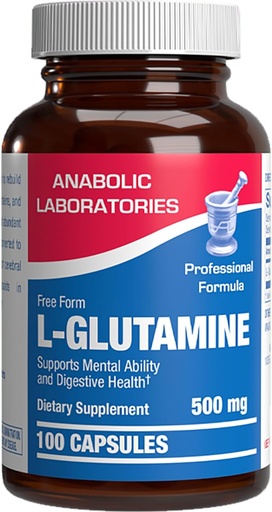 [BRSROHA2PIFQYD3F] חינם טופס L-Glutamine תוסף - קליני L Glutamine קפסולות 500 מ"ג עבור בריאות Gut ותמיכה Immune - Powerful Amino Acid Glutathione Precursor - Non-GMO & Made בארה"ב - 100 משרתים