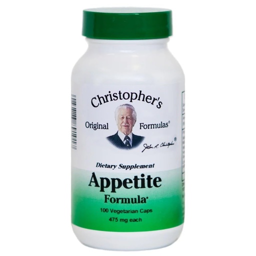 [BRSWI2T4O4BBCADG] Christopher's Original Formulas Appetite Formula - 100 Capsules, Natural Herbal Blend for Appetite and Digestive Balance