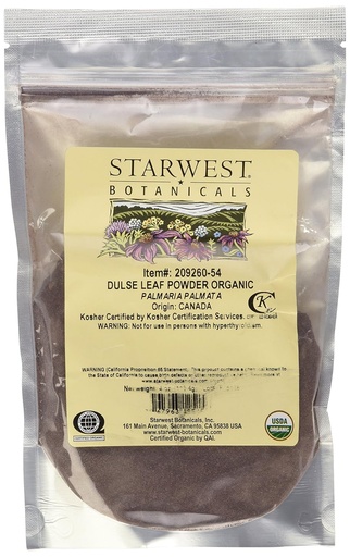 [BRSWIFQ4CEAAKCTE] Starwest Botanicals Organic Dulse Leaf Powder - 4 oz (113 g)