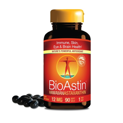 [BRSW2ZIPOVYR43I6] Nutrex Hawaii BioAstin Hawaiian Astaxanthin - 12mg, 90 Softgels - Farm-Direct Premium Antioxidant Supplement to Support Eye, Skin, Joint & Immune System Health - Non-GMO & Gluten-Free
