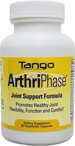 [BRSWIYIMPN5GGELE] Tango ArthriPhase Natural Joint Support Formula (60 Vegetarian Capsules)