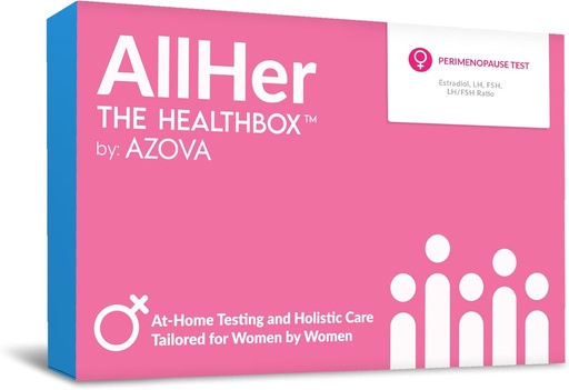 [BRSROA37CRYGGYDA] AllHer Perimenopause Test Kit | at-Home Women Hormone Test | Fast with Accurate Results | Early Peri Menopause Testing indcator with Detailed Report | CLIA-Certified | All Her | FSA HSA Eligible
