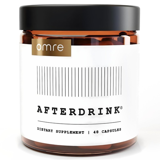 [BRSWGAQKCEARAG34] AfterDrink Restore Pills with Milk Thistle, DHM, Vitamin B, Ginger & Herbal Extracts - Pre & Post Drinking Supplement with Liver Support for Better Mornings - Made in USA (48 Caps)