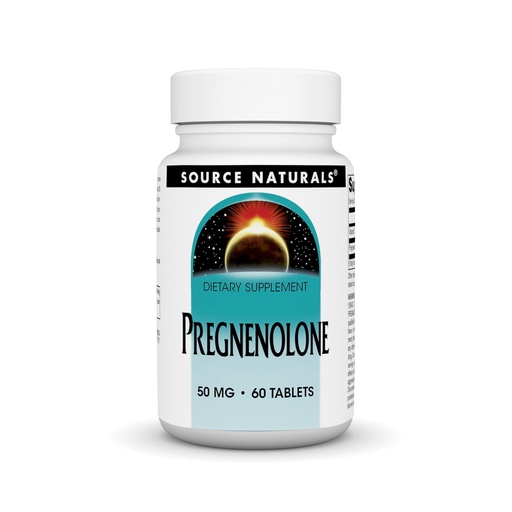 [BRSWIYQZBQMGE2T4] Source Naturals Pregnenolone* 50mg - 60 Tablets