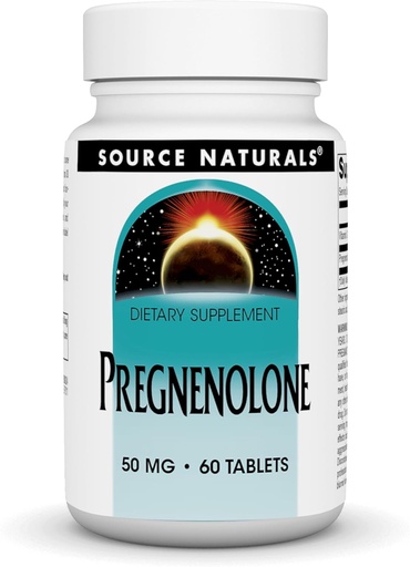 [BRSWIYQZBQMGE2T4] Source Naturals Pregnenolone* 50mg - 60 Tablets