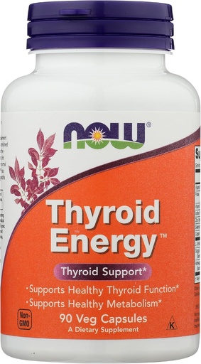 [BRSWIZICOZ7WG33C] NOW FOODS Thyroid Energy, 90 CT