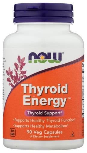 [BRSWIZICOZ7WG33C] Now Foods Thyroid Energy, 90 CT