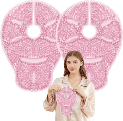 [BRSRAYANOUCQ4HYY] Breast Therapy Ice Packs Large Hot Cold Breast Pads, Nipple Cooling Gel Pads for Clogged Milk Duct Relief, Engorgement, Breast Augmentation Surgery, Breastfeeding Essentials for New Moms, 2 Pack