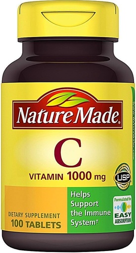 [BRSWIY33A4ABWF3U] Nature Made Vitamin C 1000 mg Tablets 100 Ct