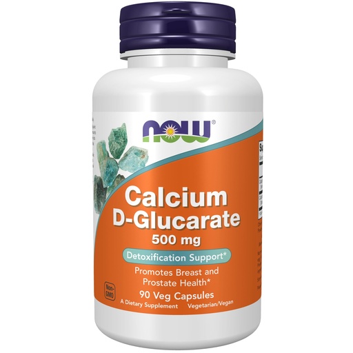 [BRSWKZQEBMAGIHLM] NOW Foods Supplements, Calcium D-Glucarate 500 mg, Detoxification Support*, 90 Veg Capsules
