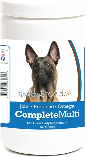 [BRSWYGQ7OUMWGHIV] Les races saines Malinois belges Tous en une seule multivitamine Soft Chew 120 Comte