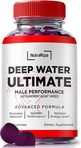 [BRSRAAYLBEIQAFY3] NutraRize Deep Water Ultimate Male Gummies - Official Deep Water Male Essentials, Premium Deepwater Ultimate Gummies for Men, Deep Water Ultimate Male Gummy, Performance Review (60 Gummies)