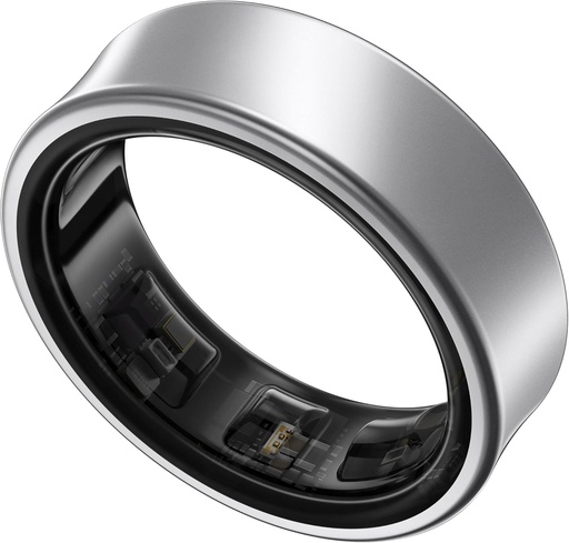 [BRSRAYIDA4MRM2A4] SAMSUNG Galaxy Ring, AI Smart Ring, Size First w/Sizing Kit, No App Subscription, Fitness Monitor, Sleep Tracker, Up to 7-Day Battery, Size 8, Titanium Silver [US Version, 1Yr Manufacturer Warranty]