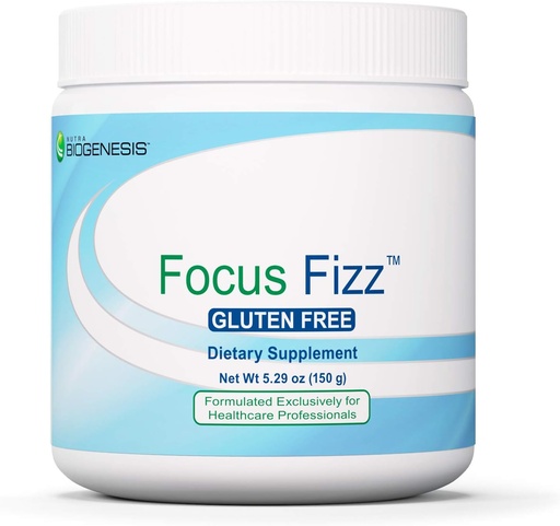 [BRSWIZQQO4HAGHLA] Nutra Biogenesis Focus Fizz - GABA L-Theanine Powder Supplement for Women and Men, Relax Support for Adults with Vitamin B 12, 250 mg GABA Per Serrving - 5.29 oz (150 g)