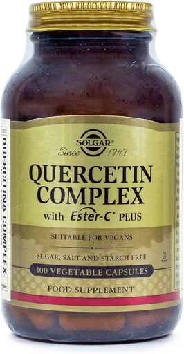 [BRSWIZYZOMNAK33G] Solgar, Quercitin Complex with Ester C, 50 Count