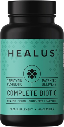 [BRSWGZYHC4MQYAA7] Healus Complete Biotic - Postbiotic Tributyrin Supplement - Postbiotics for Gut Health - Butyrate Gut Health Supplement