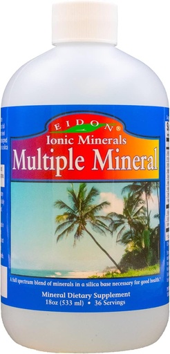 [BRSWIYT3PMDA4DTU] Eidon Multiple Minerals Supplement - Ionic Trace Mineral Drops for Water, Natural Liquid Vitamins to Support Heart Health and Hydration, Bioavailable, No Additives or Preservatives - 18 oz