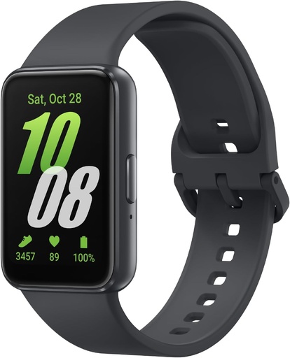 [BRSRAAQLPIIBMHL7] SAMSUNG Galaxy Fit3, Health/Activity Fitness Tracker, Smartwatch for Android, 13 Day Battery, Sleep/Snore Tracking, Heart Rate, 2025, Dark Gray [US Version,   Exclusive, 2Yr Warranty]