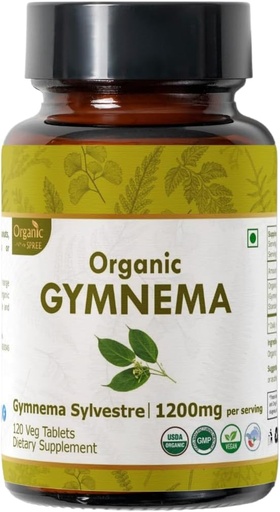 [BRSRAAT4OUPRGAA3] Gymnema 120 Tablets – USDA Organic Gymnema Sylvestre Supplement