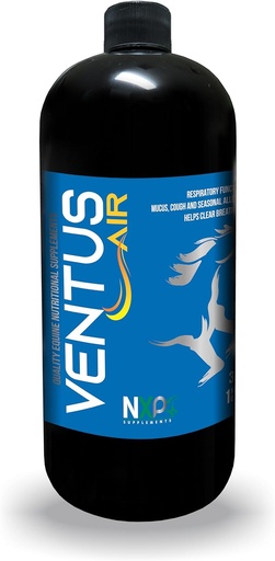 [BRSRAGILOEDRUE3Z] Ventus Air - Breathing Support Mucus Cough Allergies Supplement for Horses by NXP Supplements - 1 Quart (32 oz)