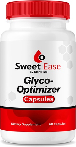 [BRSRAZI6OFYRQ2DH] NutraRize Sweet Ease Glyco Optimizer Capsules, Natural Blood Support Pills, Reliever Glycogen Pressure Review (60 Capsules)