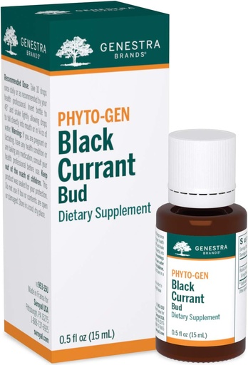 [BRSWIE35OAHGY2LI] Genestra Brands Black Currant Bud | Herbal Supplement | 0.5 fl. oz.
