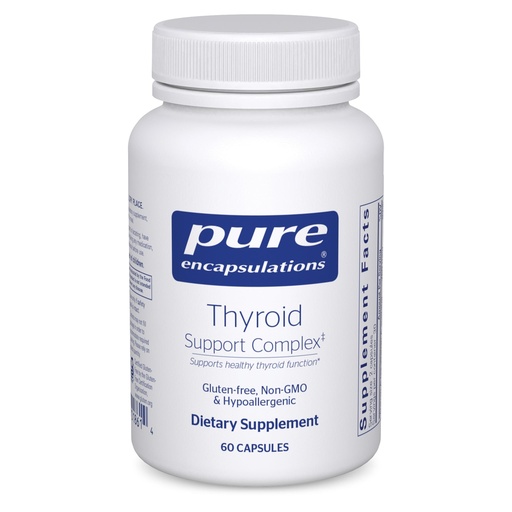 [BRSWGEABCQDQMCDA] Pure Encapsulations Thyroid Support Complex - Supports Thyroid Health* - Antioxidant Infusion - with Ashwagandha & Iodine - Non-GMO & Vegetarian - 60 Capsules