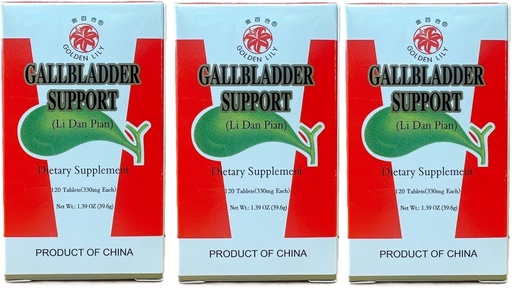 [BRSW2BL7PJ5RO2TU] Li Dan Pian, Gallbladder Support (120 Tablets) - 3 Boxes