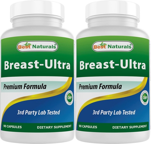 [BRSW2AQECEBRUAD5] Best Naturals Breast-Ultra Breast Enlargement Pills 90 Capsules (90 Count (Pack of 2))