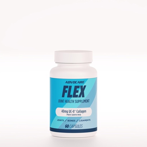 [BRSRMZYPCMCBQYL5] AdvoCare Flex Amino Acid & Collagen Supplement - Supporte la santé des articulations, de la peau et des os* - Contient L-Glycine, L-Histidine, L-Leucine et plus - 60 Capsules