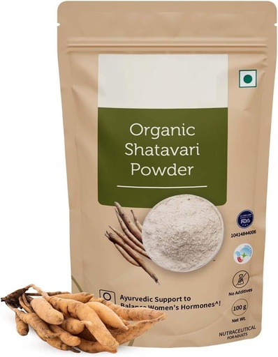 [BRSRAAIZBYHBADTF] DURJA Organic Shatavari Powder ... Ayurvedic Support to Balance Women's Hormones ... Herbal supplement ... Good for Healthy Digestion &quot; Reproductive System ... Certified Organic - 100g... '