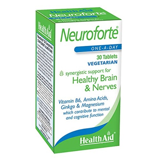 [BRSWIYAYCQHAIGDC] Health Aid NeuroForte (Amino Acid, B Vitamin Complex) 30 Tablets